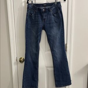 Flamingals Dark Blue Flare Jeans